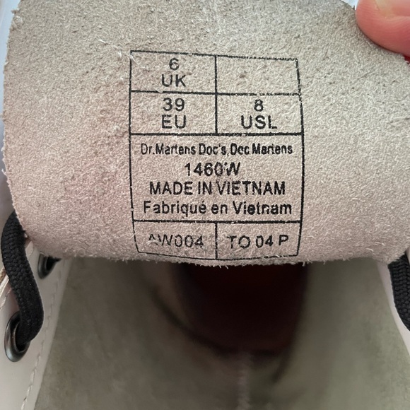 White Dr. Marten 1460 - Picture 5 of 6